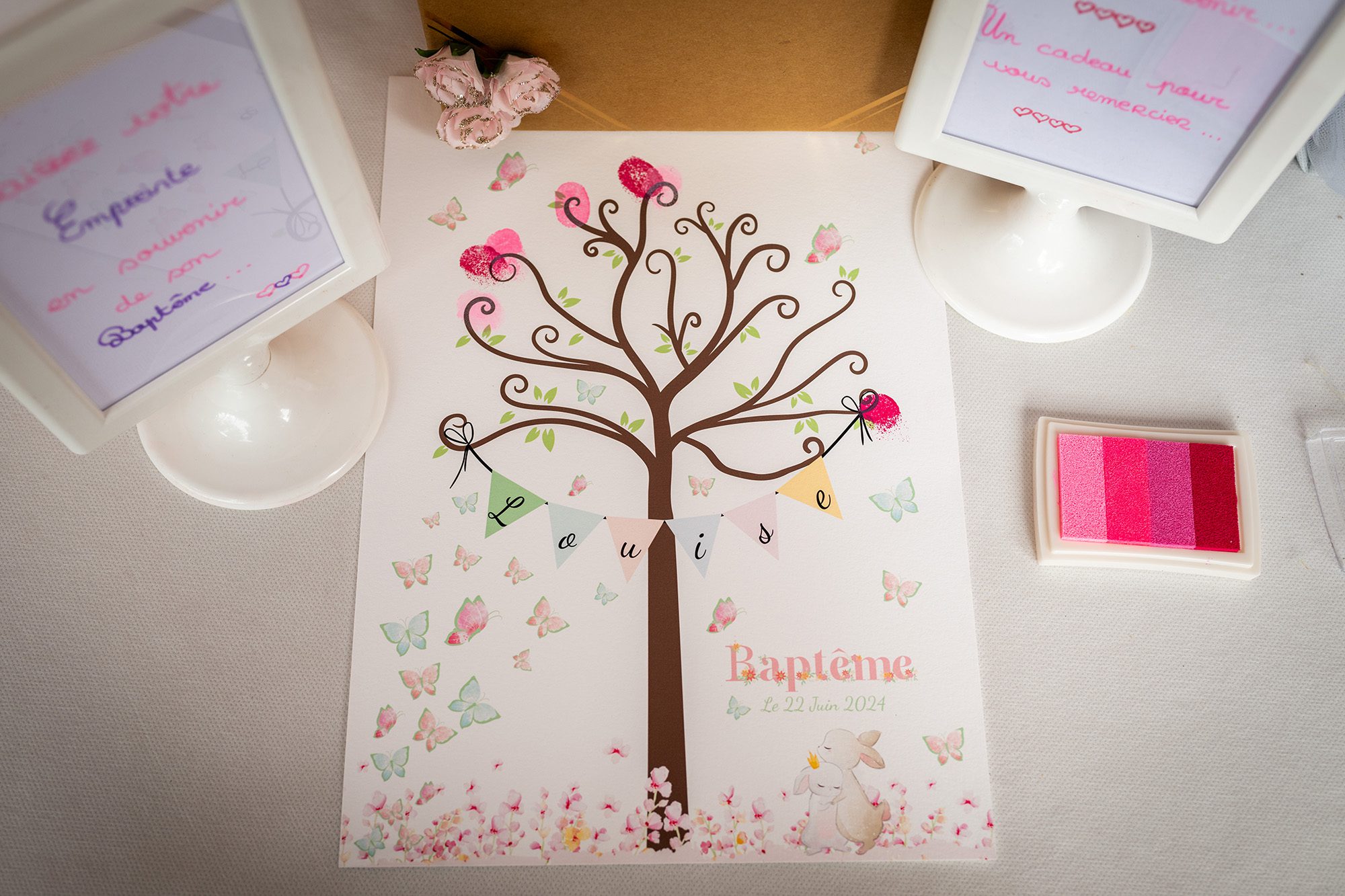 arbre empreintes bapteme