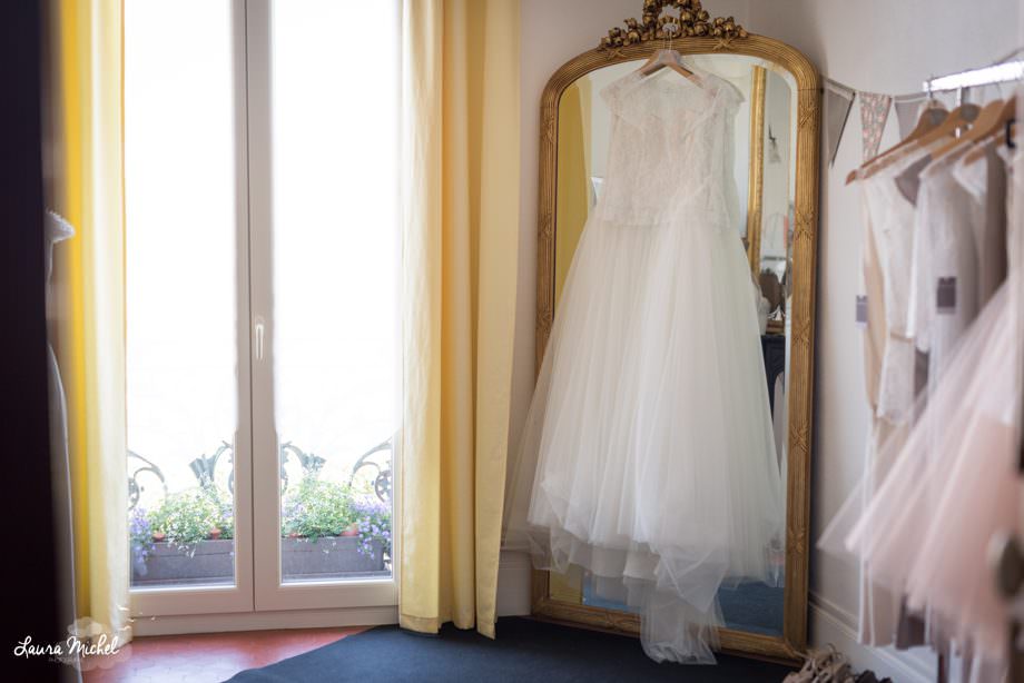 Laura Michel Photographe Mariage Montpellier En compagnie des perdrix creatrice robe mariees