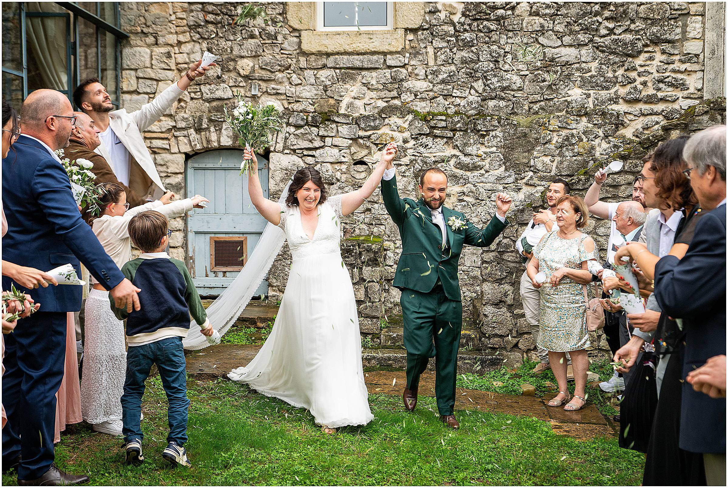 sortie cérémonie laique photographe mariage ales