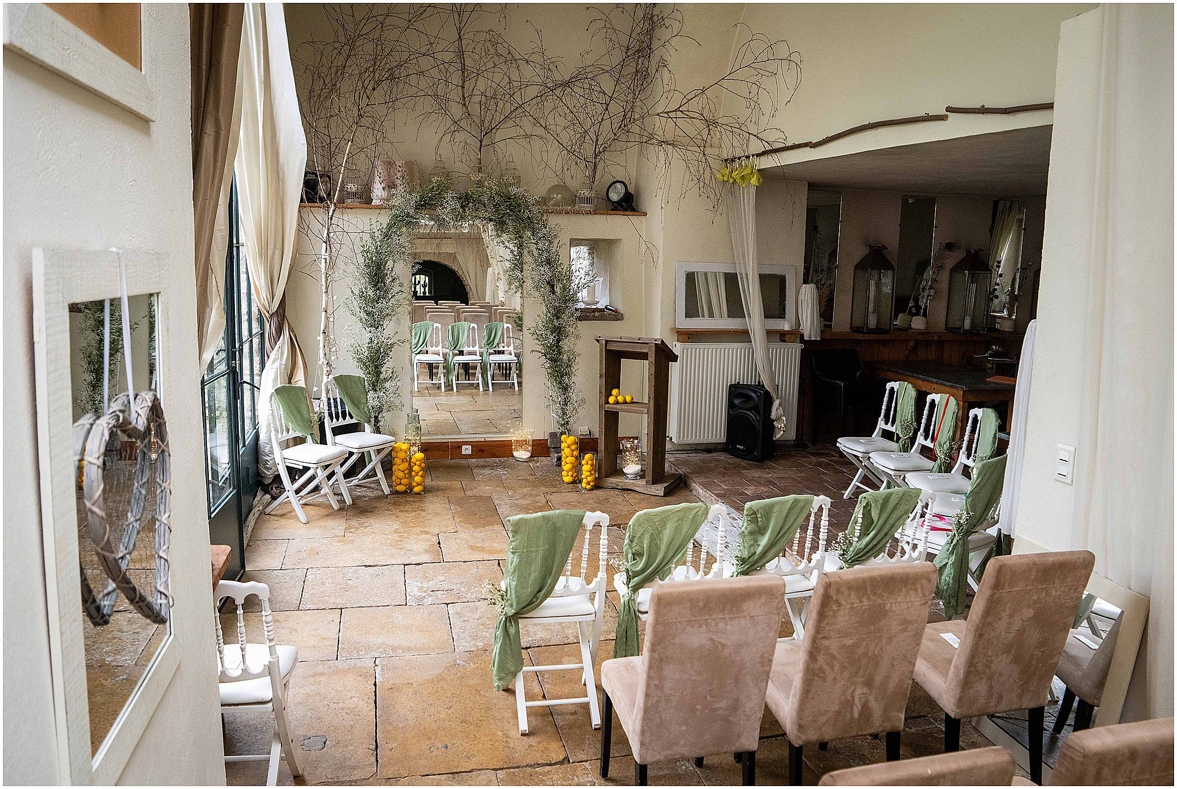 cérémonie laique en intérieur temps pluie photographe mariage